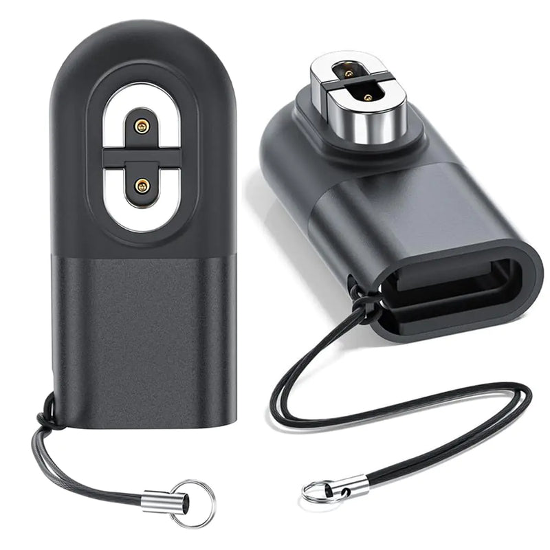 2 Pack Shokz Charger Adapter USB C Magnetic Headphones Charger Adapter Converter for Shokz OpenRun After Shokz Aeropex Shokz OpenRun OpenRun Pro Mini OpenComm Headphones(With hanging rope)