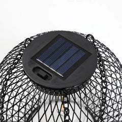 Fashion Simple Solar Garden Metal Hanging Lamp