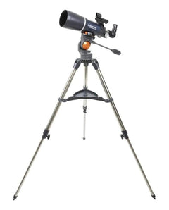 Celestron - AstroMaster 80AZS Refractor Telescope - Refractor Telescope for Beginners - Fully-Coated Glass Optics - Adjustable-Height Tripod - BONUS Astronomy Software Package