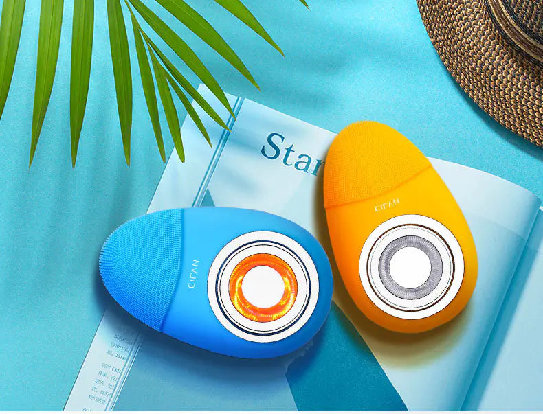 Shell Facial Cleansing Device with Sonic Technology