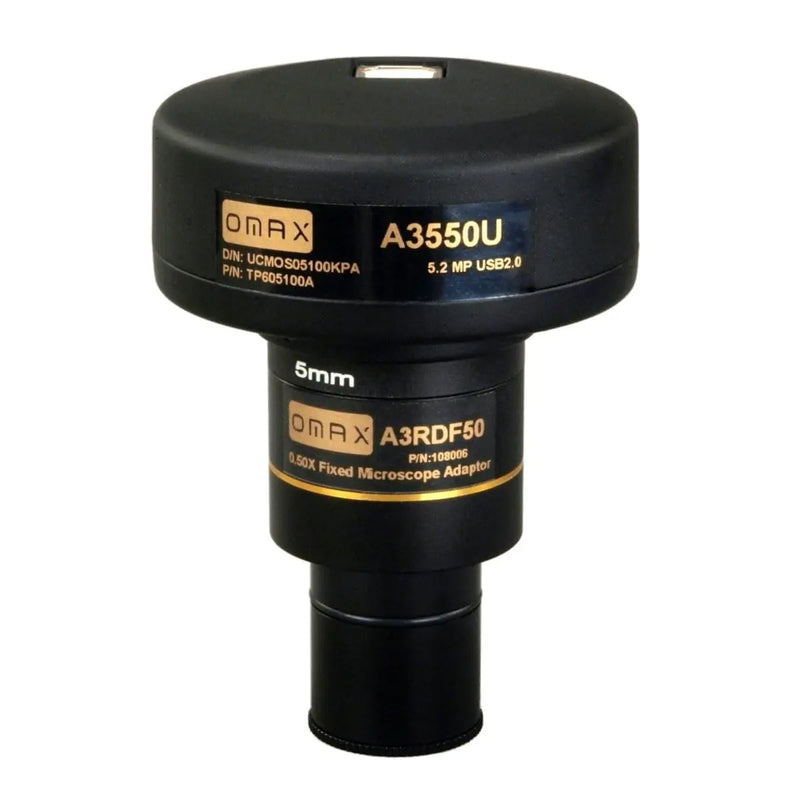 OMAX 5MP High-Res USB Microscope Camera with Calibration - A3550U