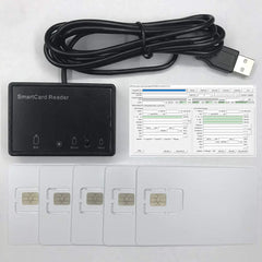 OYEITIMES Volte ISIM Cards Program Kit LTE USIM Card Reader Writer Programmer+1PC Blank Programmable 4G Volte ISIM Card+4PCS Blank Programmable 4G LTE USIM Card+5G Software Tools
