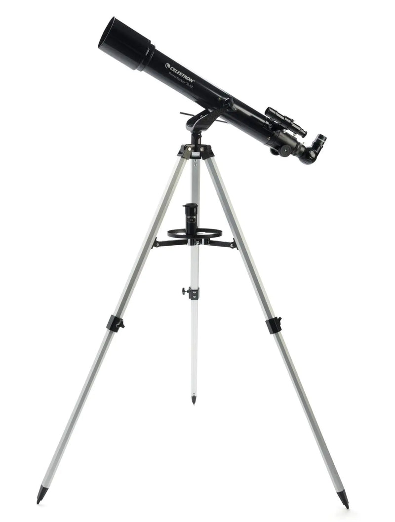 Celestron - PowerSeeker 70AZ Telescope - Manual Alt-Azimuth Telescope for Beginners - Compact and Portable - Bonus Astronomy Software Package - 70mm Aperture