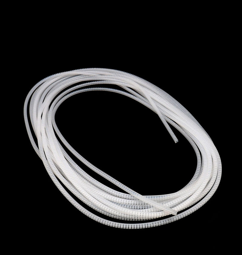 Tueascallk U-Shaped Flexible Sharp and Rough Edge Trim Protector Push-in Edge Shield for Steel Panels Wood Panels Glass and Plastic Panels Fits 0.07