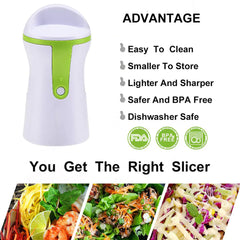 Compact Veggie Spiralizer & Peeler